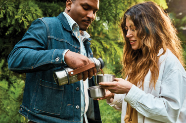 Logo trade promotional product photo of: Black+Blum Explorer Flask Duo 1L