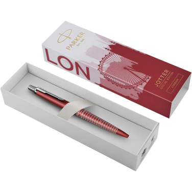 Logotrade promotional giveaway image of: Parker Jotter SE Global Icons colour trim ballpoint pen