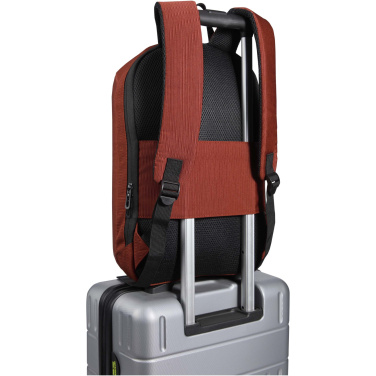 Logo trade promotional items image of: Luma 15" GRS recycled anti-theft laptop backpack 10L