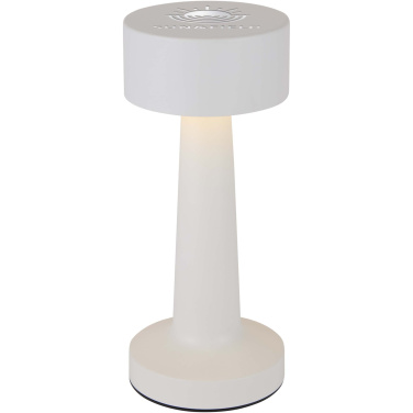 Logo trade corporate gifts image of: Aludra rechargeable dimmable table lamp with 3 light modes