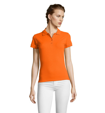 Logo trade promotional merchandise picture of: PEOPLE WOMEN POLO 210g