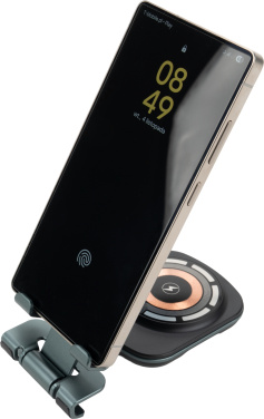 Logotrade promotional merchandise picture of: Phone holder with wireless charger