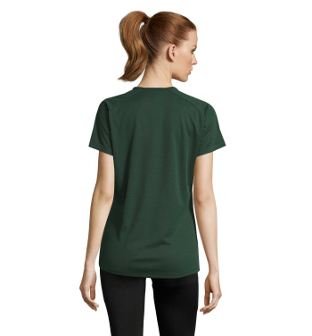 Logo trade promotional merchandise image of: SPORTY WOMEN T-SHIRT POLYES