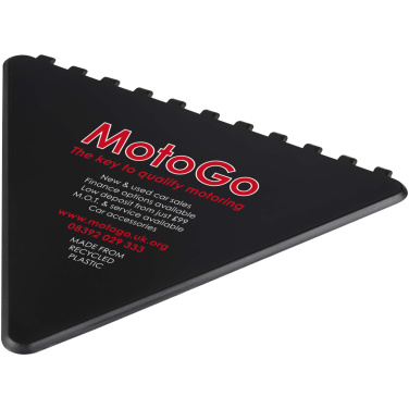 Logo trade promotional giveaways picture of: Frosty triangular recycled plastic ice scraper