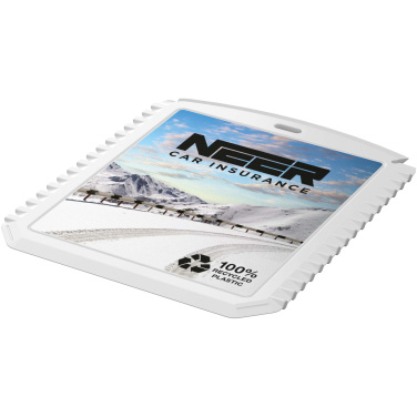Logotrade promotional product image of: Thrym rectangular recycled plastic ice scraper