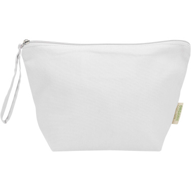 Logo trade promotional items image of: Odisha 180 g/m² OCS organic large accessory pouch 3L