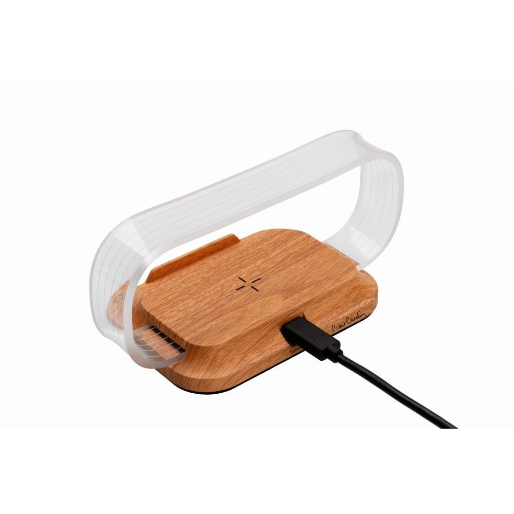 Logotrade promotional gift image of: Phone stand with wireless charger JEROME Pierre Cardin