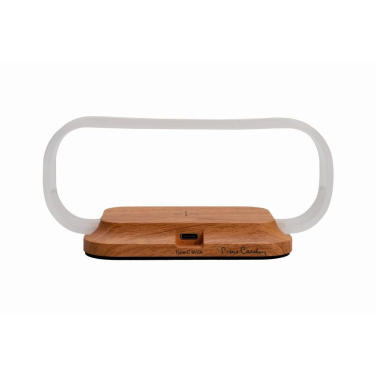 Logo trade promotional gifts image of: Phone stand with wireless charger JEROME Pierre Cardin
