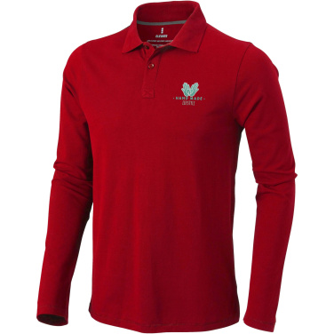 Logotrade promotional giveaway image of: Oakville long sleeve men's polo