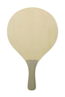 Logo trade promotional giveaways image of: Beach racket set