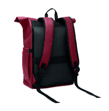 Logo trade corporate gifts picture of: Rolltop laptop rucksack 600D