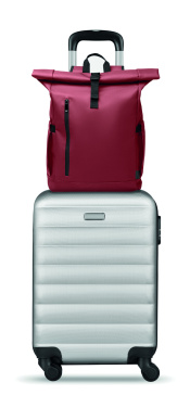 Logo trade promotional items picture of: Rolltop laptop rucksack 600D