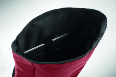 Logotrade promotional gifts photo of: Rolltop laptop rucksack 600D