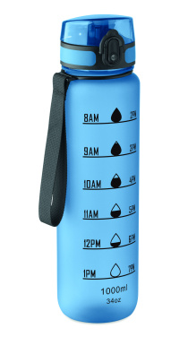Logo trade promotional merchandise photo of: Sports water bottle RPET 1L