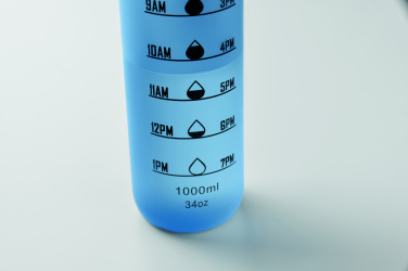 Logo trade advertising products image of: Sports water bottle RPET 1L