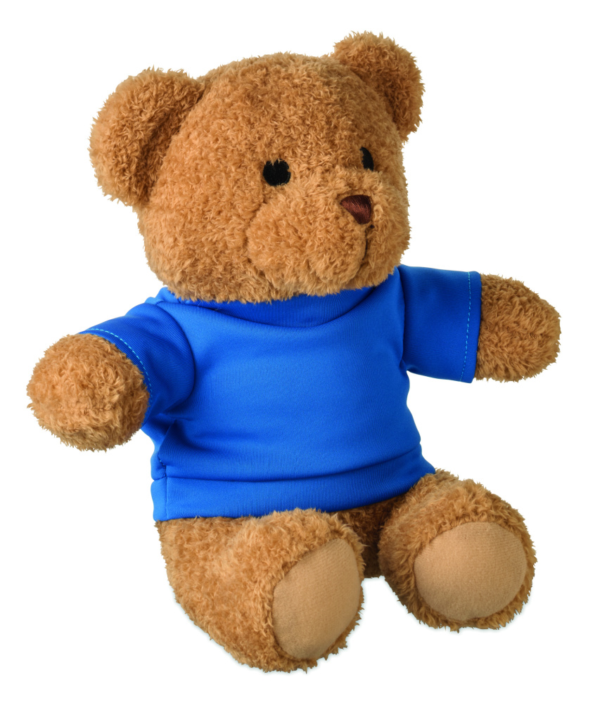 Logo trade advertising product photo of: Teddy bear with t-shirt 23 cm