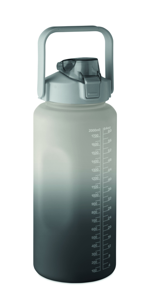 Logo trade corporate gifts image of: RPET water bottle 2000ml