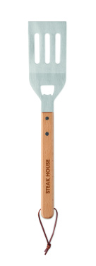 Logo trade promotional merchandise picture of: BBQ spatula in beechwood