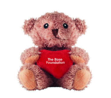 Logo trade promotional merchandise photo of: Teddy bear plush with heart