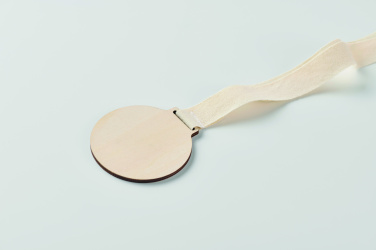Logo trade promotional gifts image of: Wooden medal