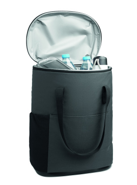 Logo trade promotional merchandise photo of: Cooler rucksack 600D RPET