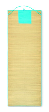 Logo trade promotional items image of: Natural straw beach mat