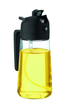 Logo trade promotional merchandise image of: Glass oil dispenser & sprayer