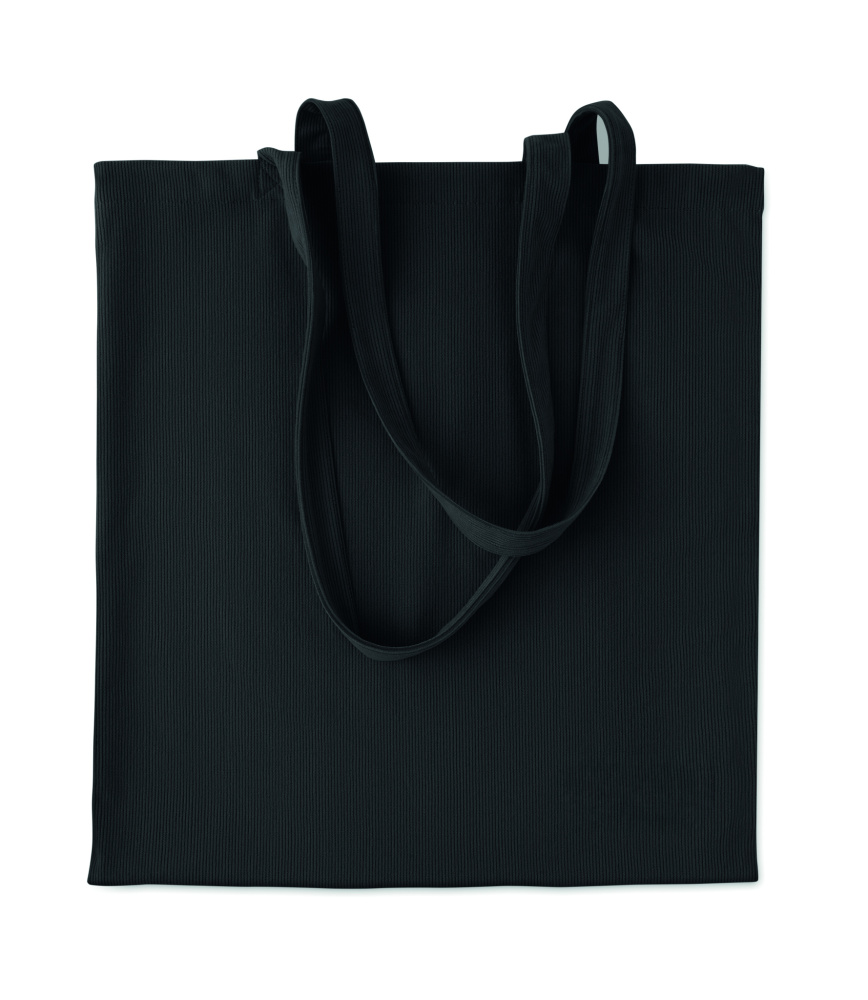 Logo trade promotional giveaways image of: Corduroy shopping bag