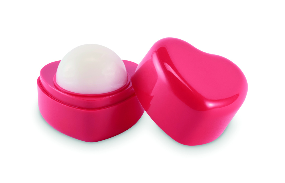 Logotrade promotional product picture of: Heart shape vegan lip balm