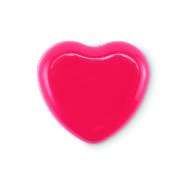 Logo trade promotional merchandise image of: Heart shape vegan lip balm