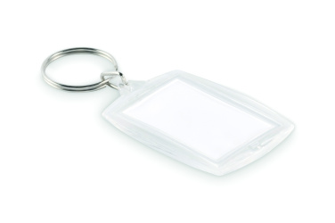 Logo trade promotional giveaways image of: Classic acrylic keyring