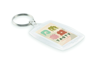 Logotrade promotional item image of: Classic acrylic keyring