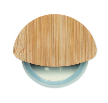 Logotrade advertising product image of: Round bamboo pizza cutter