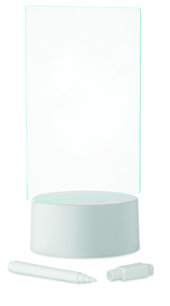 Logo trade promotional item photo of: Light-up LED memo board