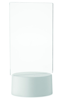 Logo trade promotional gifts image of: Light-up LED memo board