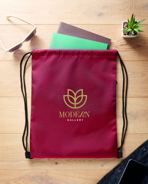 Logo trade promotional products picture of: Drawstring bag in 420D RPET