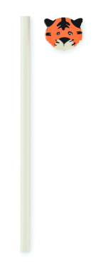 Logo trade business gift photo of: Wooden pencil in animal shape