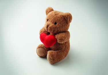 Logotrade promotional giveaways photo of: Teddy bear with heart 23cm