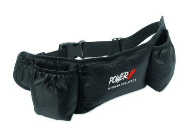 Logotrade promotional giveaway picture of: Sports waist bag 420D RPET
