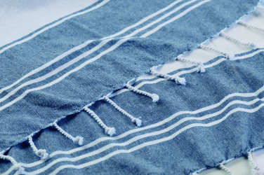 Logo trade promotional gifts image of: Beach bag with hammam towel