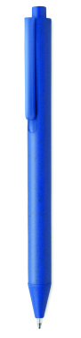 Logo trade promotional items image of: Wheat Straw/ABS push type pen