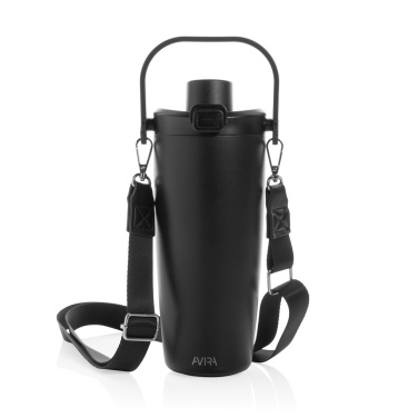 Logotrade promotional item picture of: Avira Ayala RCS re-steel duosip lockable crossbody tumbler