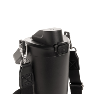 Logo trade promotional giveaway photo of: Avira Ayala RCS re-steel duosip lockable crossbody tumbler
