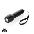 Flara RSC recycled plastic USB-rechargeable torch, black