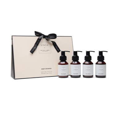 Logo trade promotional giveaways image of: VINGA x TGL body and hand care gift set