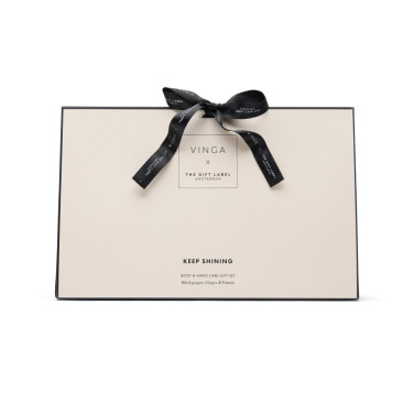 Logo trade promotional giveaways image of: VINGA x TGL body and hand care gift set