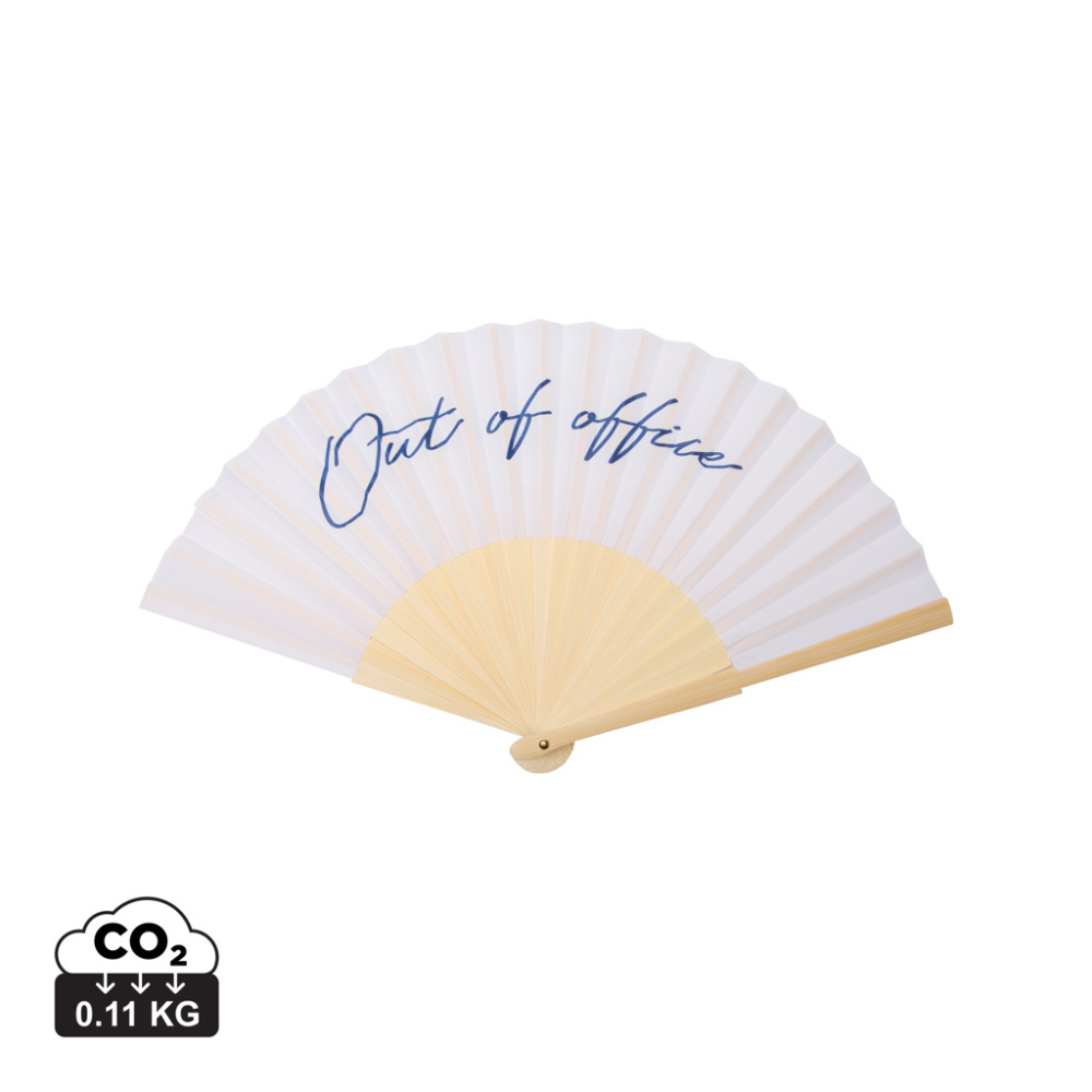 Logo trade promotional merchandise image of: VINGA Out of office hand fan