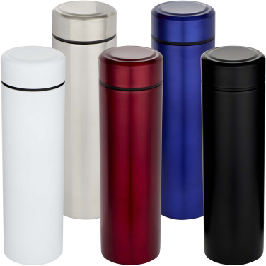 Logotrade promotional giveaways photo of: Taylor 450 ml double wall stainless steel flask with tea strainer