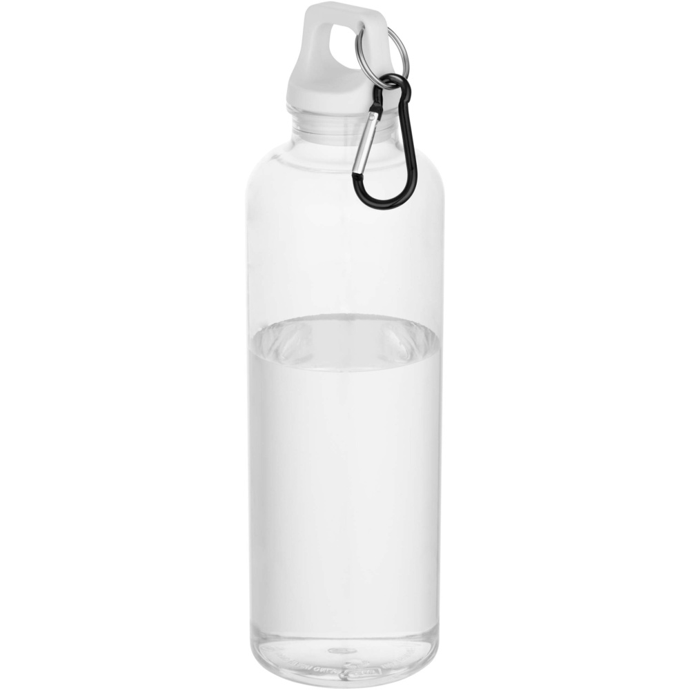 Logo trade promotional item photo of: Oregon 750 ml RCS recycled plastic water bottle with carabiner