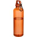 Oregon 750 ml RCS recycled plastic water bottle with carabiner, Orange